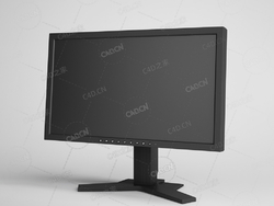 专业电脑显示器商用办公电脑显示屏 monitor C4D模型下载