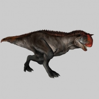 行走的恐龙3D模型 Dinosaur-crouchMoveF（带绑定及动作）