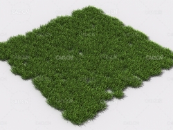 小草绿草植物C4D模型 pattern_small-grass-3