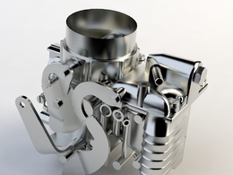 汽车零部件：化油器C4D模型 carburateur