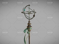 C4D魔法师魔杖法杖