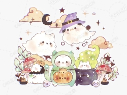 万圣节卡通模型 halloween