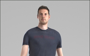 男人散步3D模型（max | obj）Human Alloy – Stefan Walking