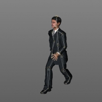 商业男士C4D绑定(行走动作)模型 man 07