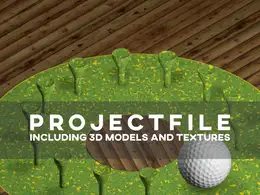 C4D高尔夫球动画创意工程 golfball