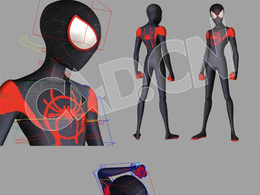 C4D蜘蛛侠卡通角色模型 SPIDER VERSE