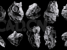 10个宇宙小星行模型合集ASTEROID