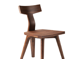 鳍形餐椅餐厅座椅（De La Espada品牌）3D模型素材下载Fin Dining Chair by De La Espa