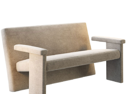 阿盖蒂沙发多人座沙发（La Cividina品牌）3D模型素材下载Agetti Sofa by La Cividina