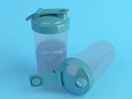 塑料水壶C4D模型 Blender Bottle Model