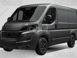 菲亚特汽车ducato杜卡托面包车2022款C4D汽车模型下载
