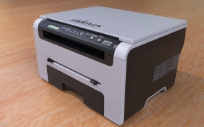 桌面打印机 复印机C4D模型 Desktop Printer
