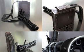 《终结者》转管机枪C4D模型 terminators t-600