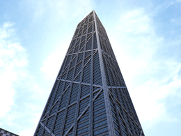 C4D室外模型：城市商业区 高楼大厦渲染模型 Many-storied buildings