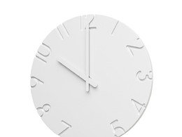 利姆诺斯摆动挂钟3D模型素材下载Carved Swing Wall Clock by Lemnos