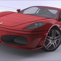 法拉利汽车3D模型 Ferrari F430 car models