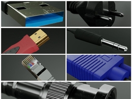 电线网线数据线插头C4D模型合集Cable Plugs