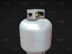 C4D液化气天然气储气罐模型