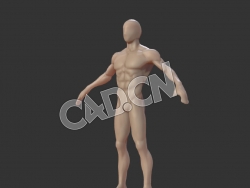 C4D健硕的男性人体模型 Anatomy Basemesh Human Male Body Model Sculpture