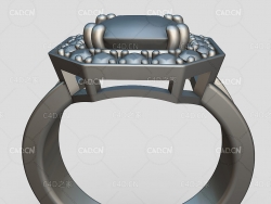 宝石戒指C4D模型 Avalon Laehn