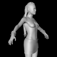 非州女性3D模型 far cry 3