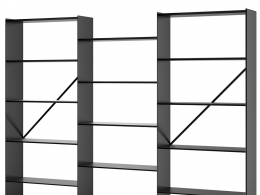 博纳多混沌书架组合43D模型素材下载Kaos Bookshelves Combination 4 by Bonaldo