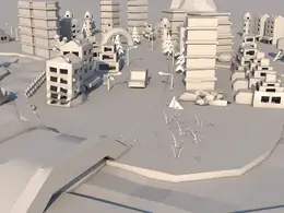 C4D做折纸城市生长教程