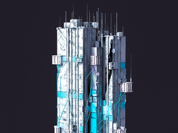 未来科幻赛博朋克高层建筑future architecture-20