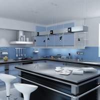 C4D室内餐饮空间：厨房完整模型（C4D FOR VRAY渲染） Kitchen 3D model