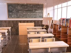 C4D OCTANE学校教室课堂室内模型