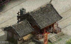中国古代风格建筑物件3D模型