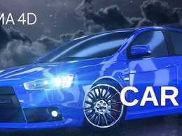C4D汽车绑定模型 Car Rig