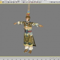 美猴王3D模型 Monkey King model