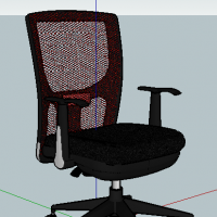 办公椅（转椅）3D模型 Swivel chair 002