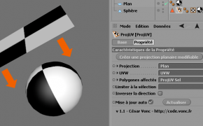 C4D UV脚本 Python : ProjUV（原版+汉化版）