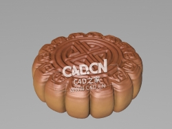 月饼C4D模型moon_cake