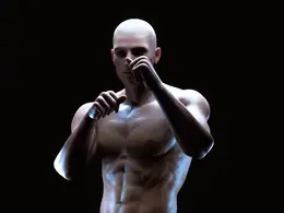 C4D实用工程第500季：打拳击的男性动画C4D工程C4D Project[Cinema4D - Octane]