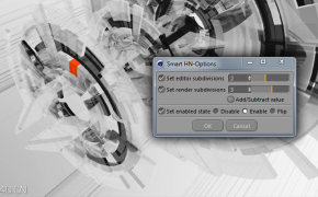 C4D改变场景内的曲面对象参数脚本 Smart HN-Options