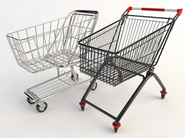 商场购物车C4D模型 Shopping Cart