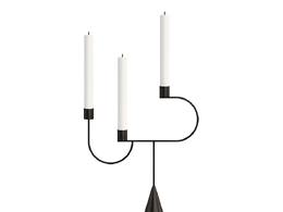 前卫烛台蜡烛架Ferm Living品牌装饰品3D模型素材下载Avant Candelabra Candle Holder
