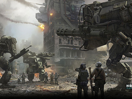 90套C4D机甲战争射击网游《机甲世界》Hawken角色动画模型合集