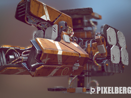 C4D实时预览渲染插件 FrostSoft PixelBerg v1.9 for Cinema 4D R16/R7/R8 Win/Mac