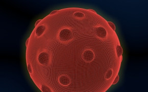 满身疙瘩的圆球C4D模型 Sphere with spheres