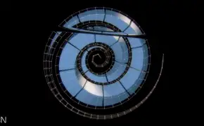 C4D蓝色螺旋阵列 Creating A Blue Spiral Array in Cinema 4d