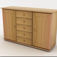 柜子3D模型 Commode - Dresser