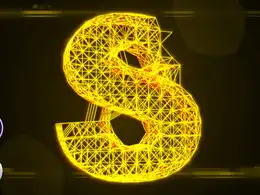 C4D网络连线文字动画工程文件