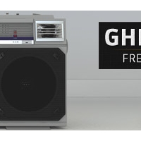 录音机、收音机C4D模型 Ghetto-Blaster-Boombox