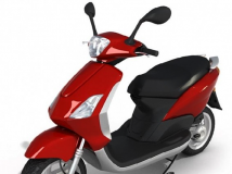 电动摩托车3D模型 Electric motorcycle