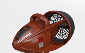 C4D飞行器C4D模型 Scooter
