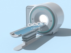C4D医院核磁共振成像医疗器械模型下载 MRi 3dmodel